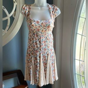 💗Free People💗Velvet Trim Dress